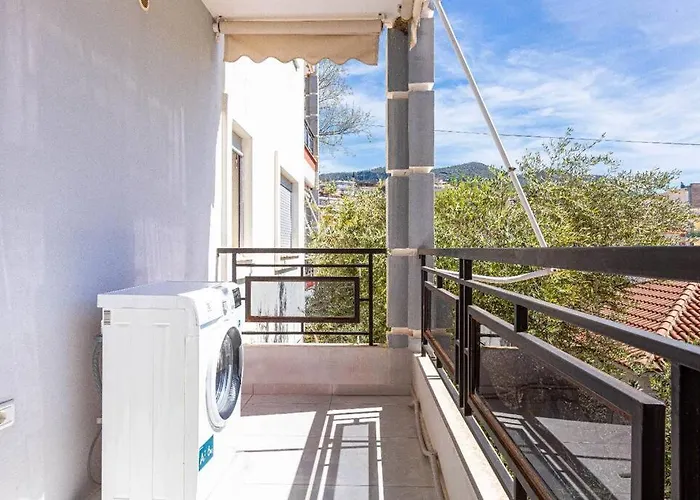 Daire Stella's - 1min Beach, Kitchen & Balcony *